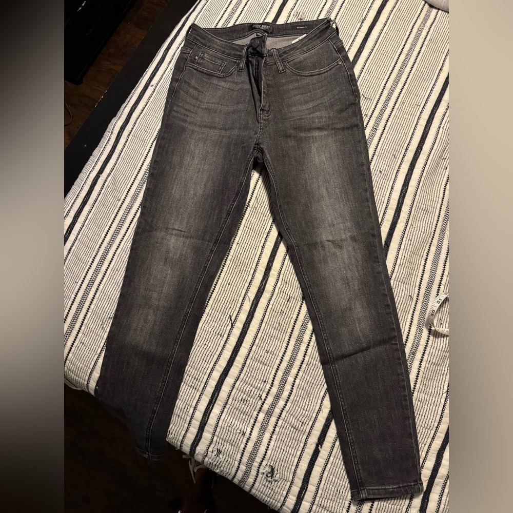 Judy Blue Dark Gray Skinny Jeans